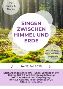 SIngen-zwischen-Himmel-und-Erde - SeeleundSingen - Singkreis - Singen in der Eifel / Köln